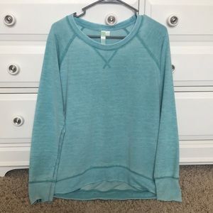 light blue long sleeve t-shirt